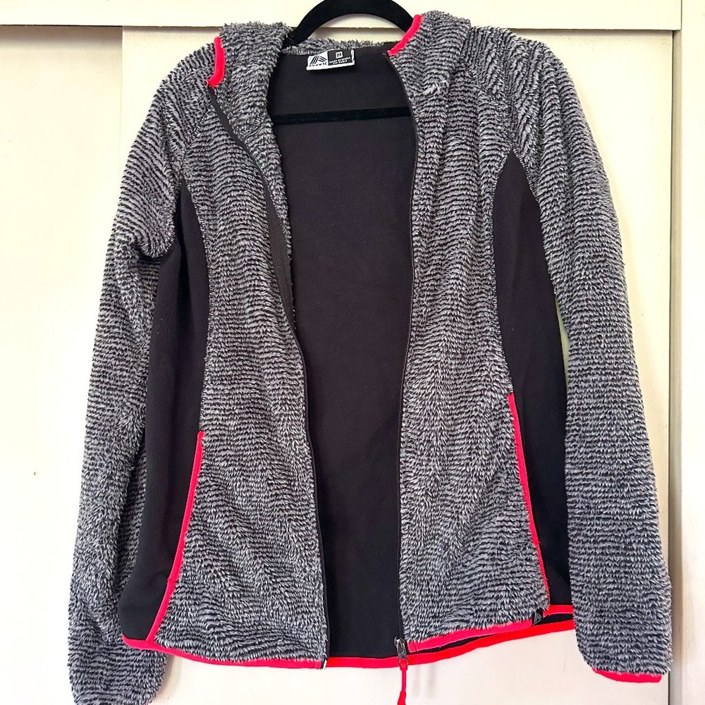 Fleece hood zip up